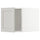 METOD top cabinet, white/Lerhyttan light grey, 40x40 cm