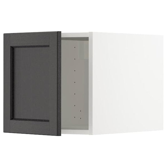 Ikea METOD - Top cabinet, white/Lerhyttan black stained , 40x40 cm