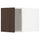 METOD - Top cabinet, white/Sinarp brown , 40x40 cm