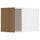 METOD - METOD Top cabinet, white/Tistorp brown walnut effect, 40x40 cm