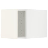 METOD top cabinet, white/Vallstena white, 40x40 cm