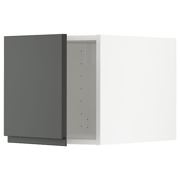 METOD - Top cabinet, white/Voxtorp dark grey, 40x40 cm - best price from Maltashopper.com 49465130