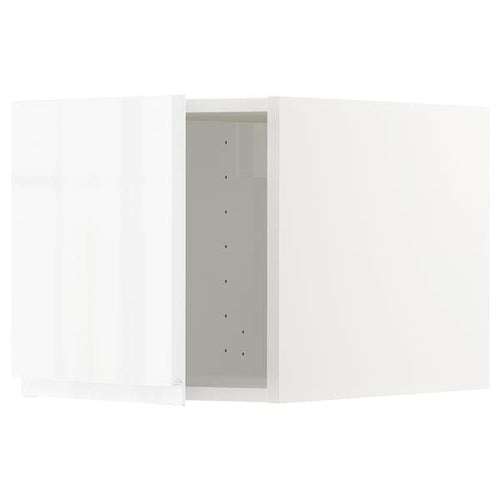 METOD - Top cabinet, white/Voxtorp high-gloss/white, 40x40 cm