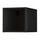 METOD top cabinet, wood effect black, 40x60x40 cm