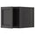 METOD - METOD Top cabinet, black/Lerhyttan black stained, 40x40 cm