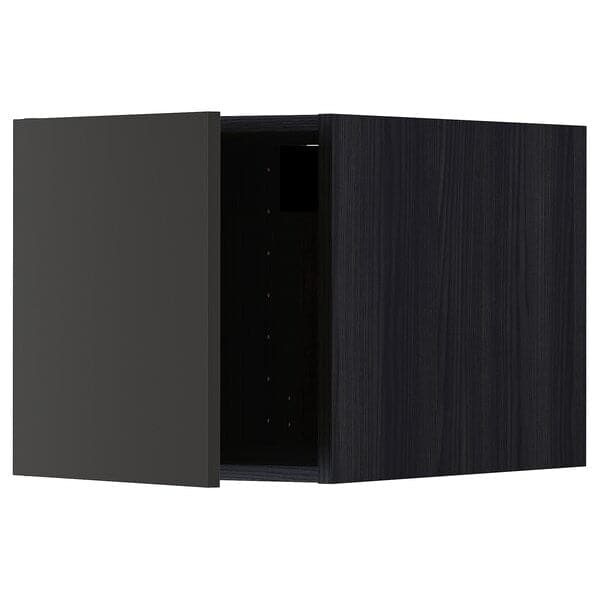 Ikea METOD - Top cabinet, black/Nickebo matt anthracite, 40x40 cm