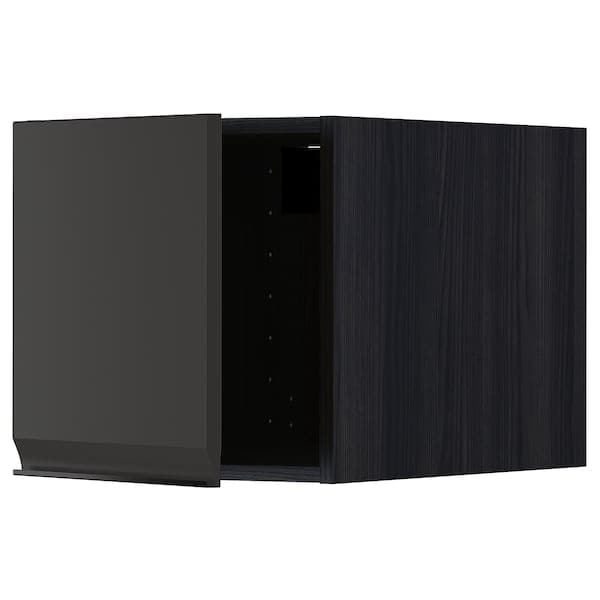 METOD - Top cabinet, black/Upplöv matt anthracite, 40x40 cm - best price from Maltashopper.com 19495609