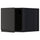 METOD - METOD Top cabinet, black/Upplöv matt anthracite, 40x40 cm