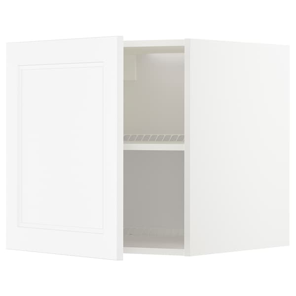 Ikea METOD - Top cabinet for fridge/freezer, white/Axstad matt white, 60x60 cm