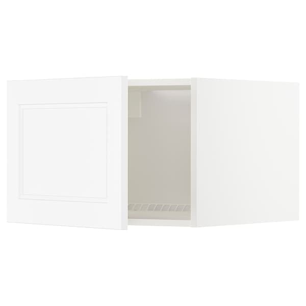 METOD - Top cabinet for fridge/freezer, white/Axstad matt white, 60x40 cm - best price from Maltashopper.com 59463282