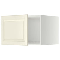 METOD - Top cabinet for fridge/freezer, white/Bodbyn off-white, 60x40 cm - best price from Maltashopper.com 19468899