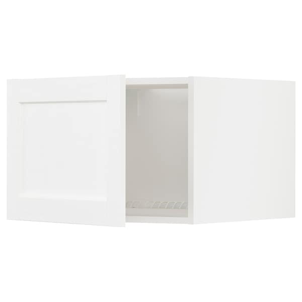 Ikea METOD - Top cabinet for fridge/freezer, white Enköping/white wood effect, 60x40 cm