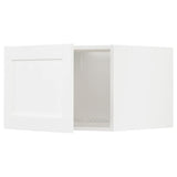 METOD top cabinet for fridge/freezer, white Enköping/white wood effect, 60x40 cm