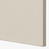 METOD - Top cabinet for fridge/freezer, white/Havstorp beige - best price from Maltashopper.com 29454378