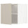 METOD - Top cabinet for fridge/freezer, white/Havstorp beige