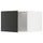 METOD - METOD Top cabinet for fridge/freezer, white/Nickebo matt anthracite, 60x40 cm