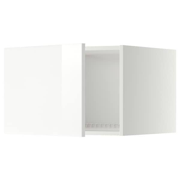 Ikea METOD - Top cabinet for fridge/freezer, white/Ringhult white, 60x40 cm