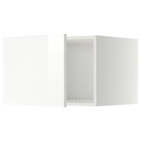 METOD - Top cabinet for fridge/freezer, white/Ringhult white, 60x40 cm - best price from Maltashopper.com 79459156
