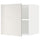 METOD top cabinet for fridge/freezer, white/Ringhult light grey, 60x60 cm