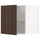 METOD - Top cabinet for fridge/freezer, white/Sinarp brown , 60x60 cm