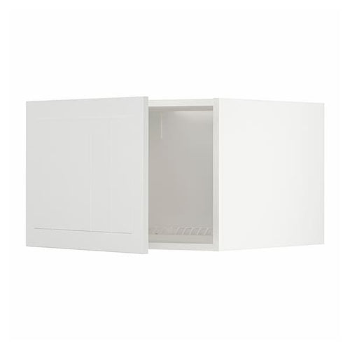 METOD - METOD Top cabinet for fridge/freezer, white/Stensund white, 60x40 cm