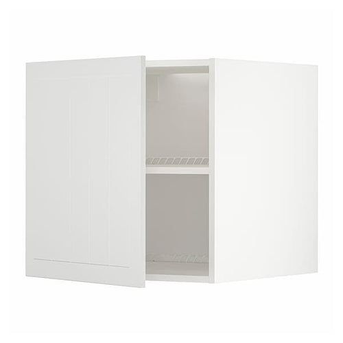 METOD - Top cabinet for fridge/freezer, white/Stensund white, 60x60 cm