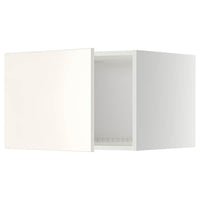 METOD - Top cabinet for fridge/freezer, white/Veddinge white, 60x40 cm - best price from Maltashopper.com 39463297