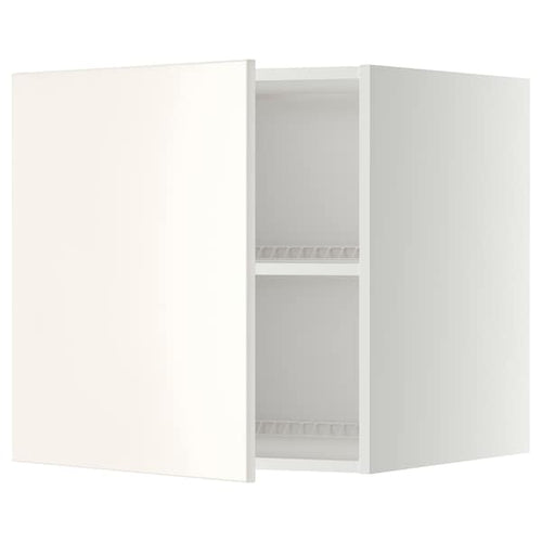 METOD - Top cabinet for fridge/freezer, white/Veddinge white, 60x60 cm