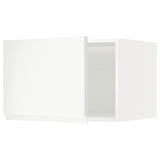 METOD top cabinet for fridge/freezer, white/Voxtorp matt white, 60x40 cm