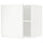 METOD top cabinet for fridge/freezer, white/Voxtorp matt white, 60x60 cm