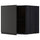 METOD top cabinet for fridge/freezer, black/Upplöv matt anthracite, 60.0x60.0x61.6 cm