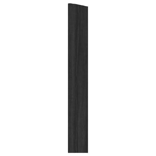 METOD - Cover strip vertical, wood effect black, 220 cm - best price from Maltashopper.com 90244843