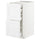 METOD / MAXIMERA base cb 2 frnts/2 low/1 md/1 hi drw, white/Axstad matt white, 40x60 cm