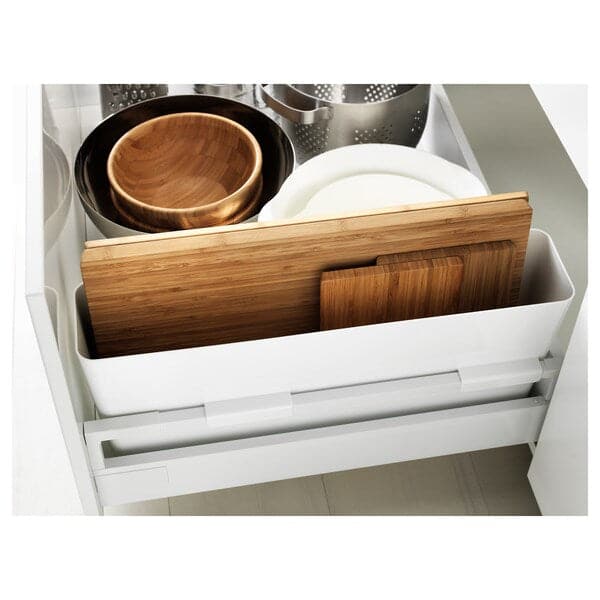 Ikea METOD / MAXIMERA - Base cb 2 frnts/2 low/1 md/1 hi drw, white/Bodbyn grey, 80x60 cm