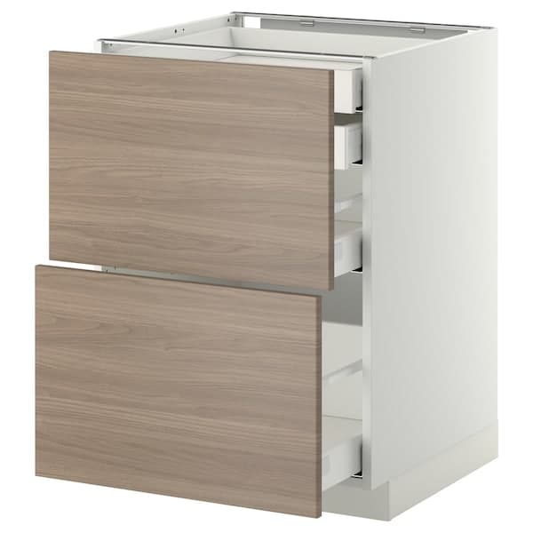 METOD / MAXIMERA - Mob 2front/2casset bass/1med/1alt , 60x60 cm - best price from Maltashopper.com 49104567