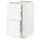 METOD / MAXIMERA base cb 2 frnts/2 low/1 md/1 hi drw, white Enköping/white wood effect, 40x60 cm
