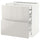METOD / MAXIMERA base cb 2 frnts/2 low/1 md/1 hi drw, white/Ringhult light grey, 80x60 cm