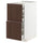 METOD / MAXIMERA - Base cb 2 frnts/2 low/1 md/1 hi drw, white/Sinarp brown , 40x60 cm