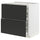 METOD / MAXIMERA base cb 2 frnts/2 low/1 md/1 hi drw, white/Upplöv matt anthracite, 80x60 cm