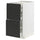 METOD / MAXIMERA - METOD / MAXIMERA Base cb 2 frnts/2 low/1 md/1 hi drw, white/Upplöv matt anthracite, 40x60 cm