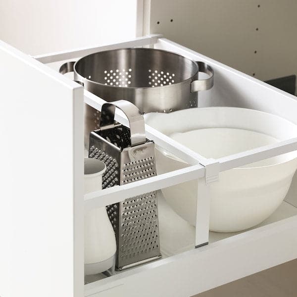 METOD / MAXIMERA - Base cb 2 frnts/2 low/1 md/1 hi drw, white/Veddinge white, 60x60 cm - best price from Maltashopper.com 99104584