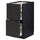 METOD / MAXIMERA - METOD / MAXIMERA Base cb 2 frnts/2 low/1 md/1 hi drw, black/Nickebo matt anthracite, 40x60 cm