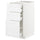 METOD / MAXIMERA base cb 3 frnts/2 low/1 md/1 hi drw, white/Axstad matt white, 40x60 cm