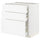 METOD / MAXIMERA base cb 3 frnts/2 low/1 md/1 hi drw, white Enköping/white wood effect, 80x60 cm