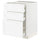 METOD / MAXIMERA base cb 3 frnts/2 low/1 md/1 hi drw, white Enköping/white wood effect, 60x60 cm