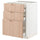METOD / MAXIMERA base cb 3 frnts/2 low/1 md/1 hi drw, white/Fröjered light bamboo, 60x60 cm