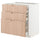 METOD / MAXIMERA base cb 3 frnts/2 low/1 md/1 hi drw, white/Fröjered light bamboo, 80x60 cm
