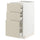 METOD / MAXIMERA - METOD / MAXIMERA Base cb 3 frnts/2 low/1 md/1 hi drw, white/Havstorp beige, 40x60 cm