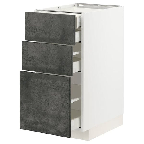 METOD / MAXIMERA - Mob 3front/2casset bas/1med/1alt , 40x60 cm