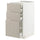 METOD / MAXIMERA base cb 3 frnts/2 low/1 md/1 hi drw, white/Stensund beige, 40.0x80.0x60.0 cm